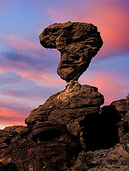 Balanced Rock at Twin Falls, Idaho (near Buhl)