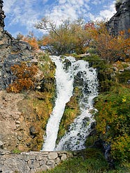 Bridal Veil Falls of Dierkes Lake - Twin Falls Idaho