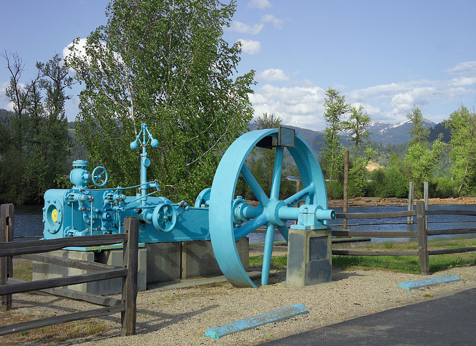 Buy this St. Joe River, Aqua Park Steam Engine St Maries picture
