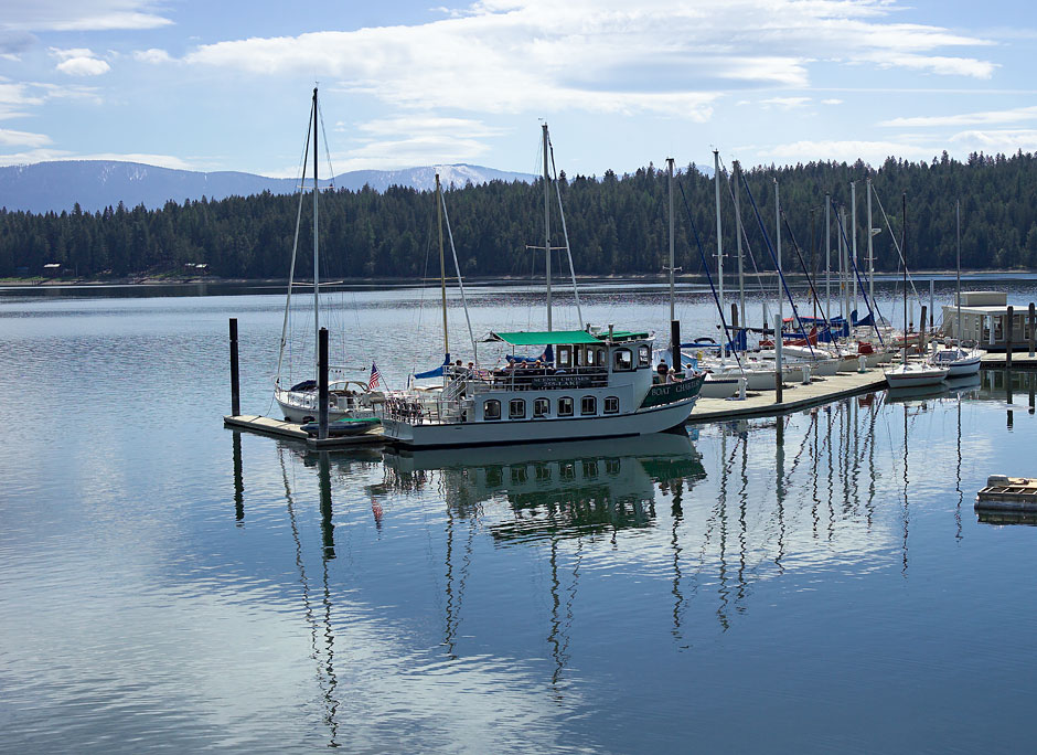 Buy this Charter Boats visit East Hope , small town on Lake Pend Oreille picture