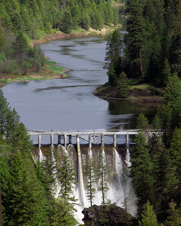 Buy this Moyie Springs Dam is a massive Hydroelectric Project picture