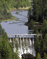 Moyie Springs Dam is a massive Hydroelectric Project