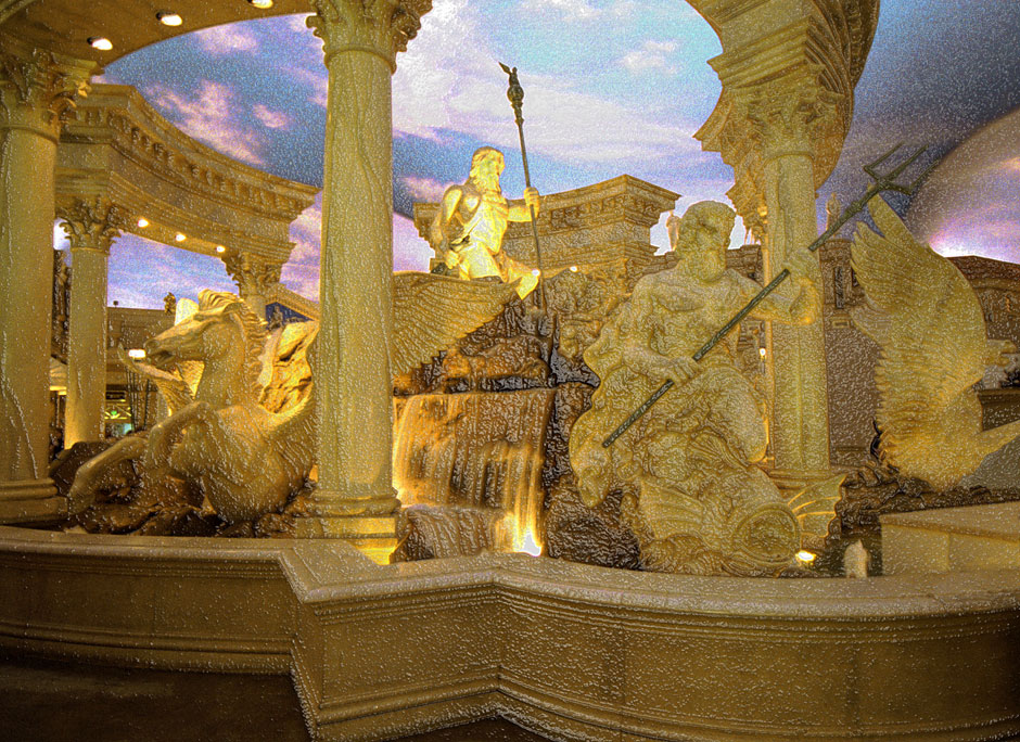 Buy this Las Vegas Casinos - Caesars Palace interior digital painting