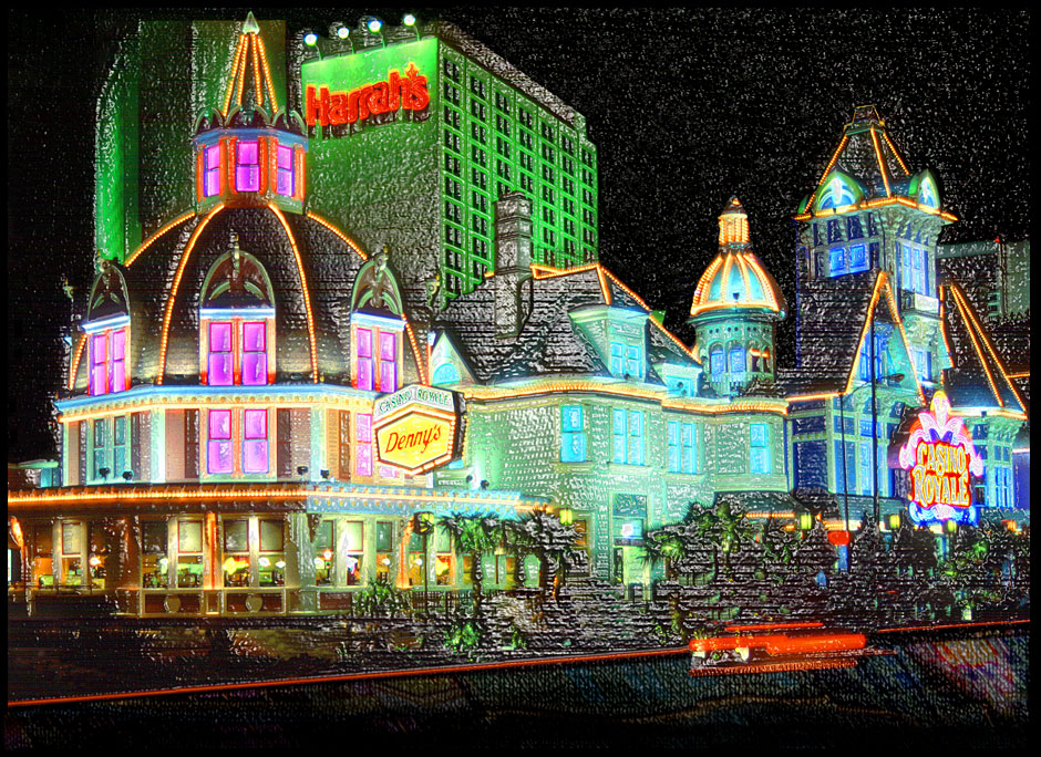 Buy this Las Vegas art - Casino Royale digital painting