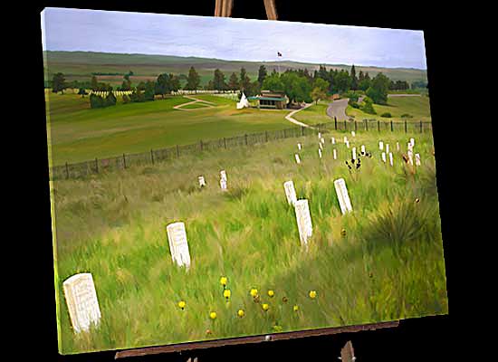 Little Bighorn Battlefield and Cemetery - Custer's Last Stand