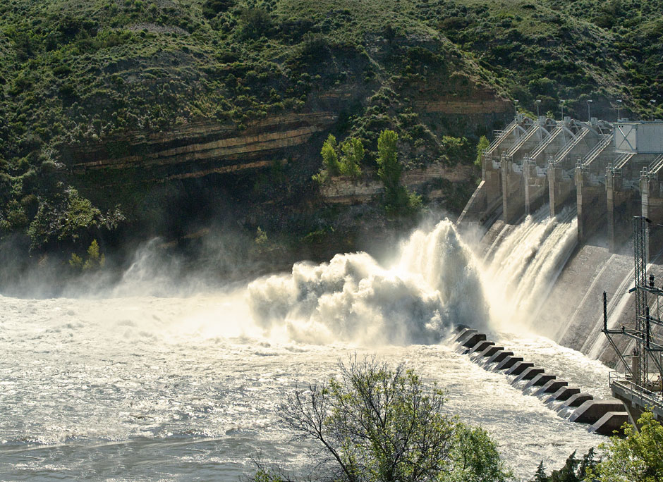 Buy this Morony Falls Dam - Powerful Missouri River photograph