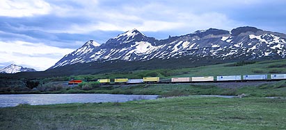 Montana Trains are VERY important.  Trains beneath the Rockies.