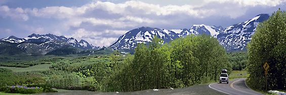 Driving to Glacier National Park - The Rockies