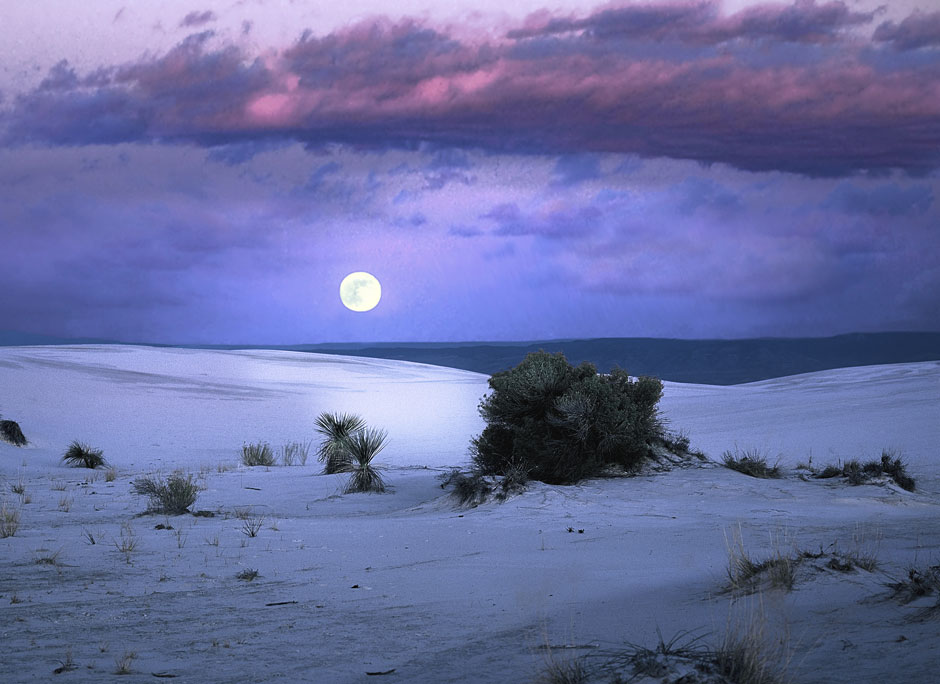 Buy this White Sands National Monument Moonlight photograph