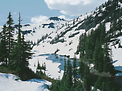 Bagley Lakes is near Mt. Baker