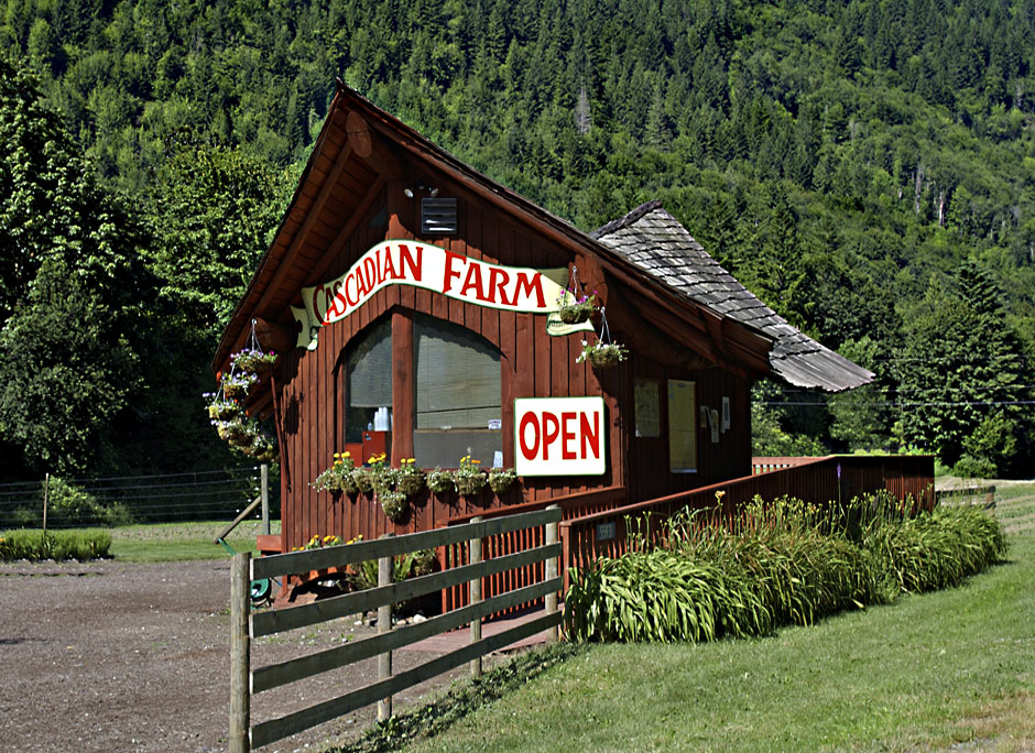 Cascadian Farm Roadside Stand near Rockport WA