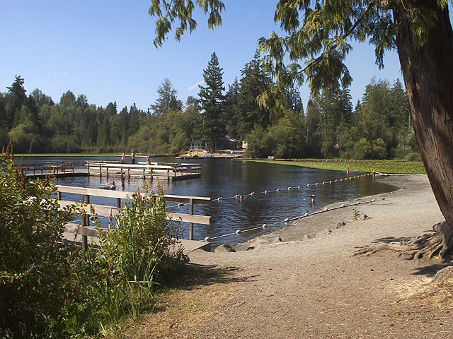 Fivemile Lake is South of Federal Way Washington