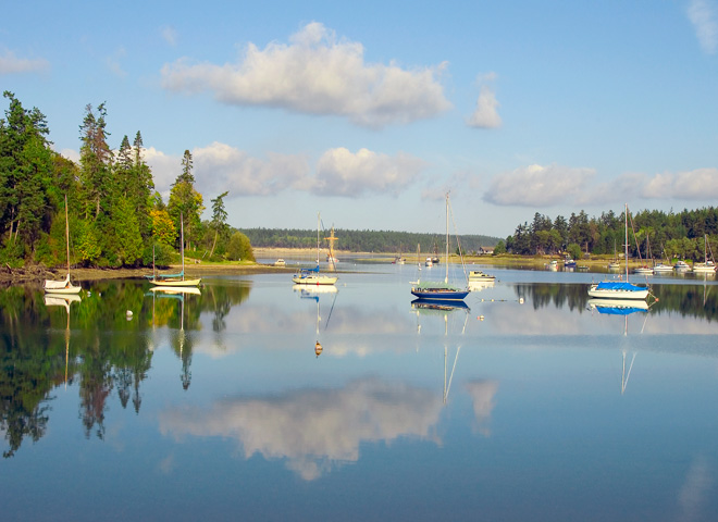 Nordland boats on Marrowstone, Island