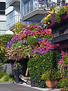 Alki Avenue travels coastline of Elliott Bay - Chief Seattle statue