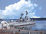 Naval Ship at Bremerton Harbor for Historic Tours