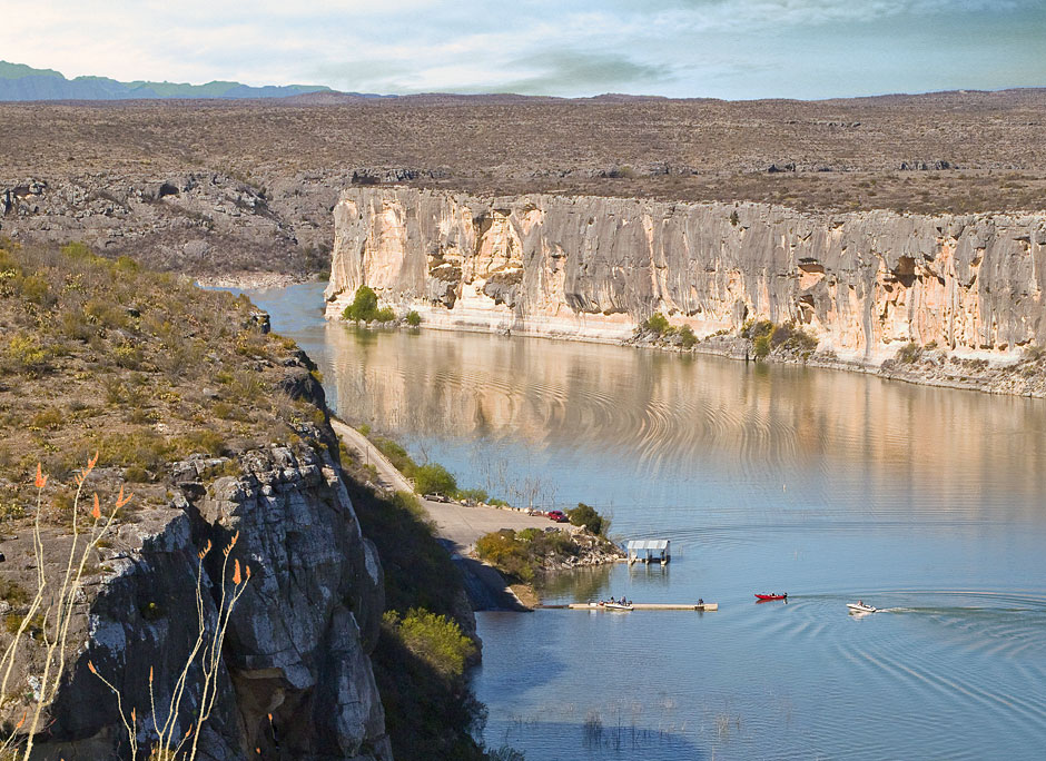 Buy this Big Bend Texas: Pecos & Rio Grande River in Chihauhan Desert photograph