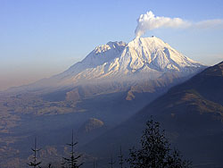 Steam from Mount Saint Helens  Eruption of 2004