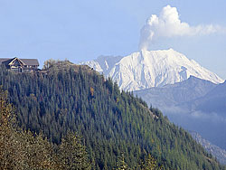 Nobel Firs watch  Mt. St. Helens release it's energy