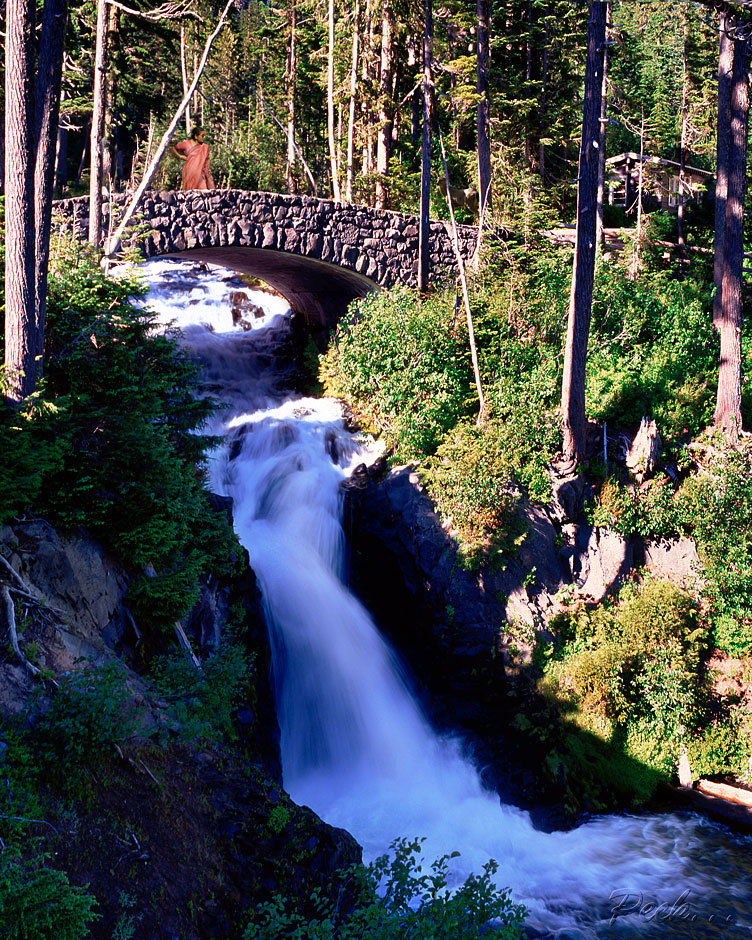 Buy this Narada Falls, Indian Woman, Narada means contentment in Brahman Religion photograph