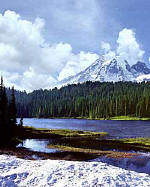 Mount Rainier at Reflection Lake