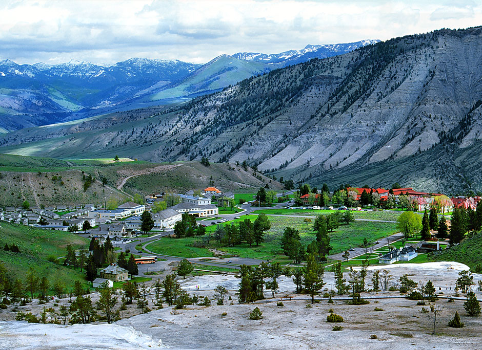 Buy this Fort Yellowstone buildings Wyoming photograph