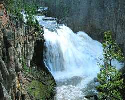 Gibbon Falls painting