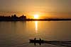 Northwest stock photos-sunset at Moses Lake; aerials from "The Potholes" to the Grand Coulee Dam