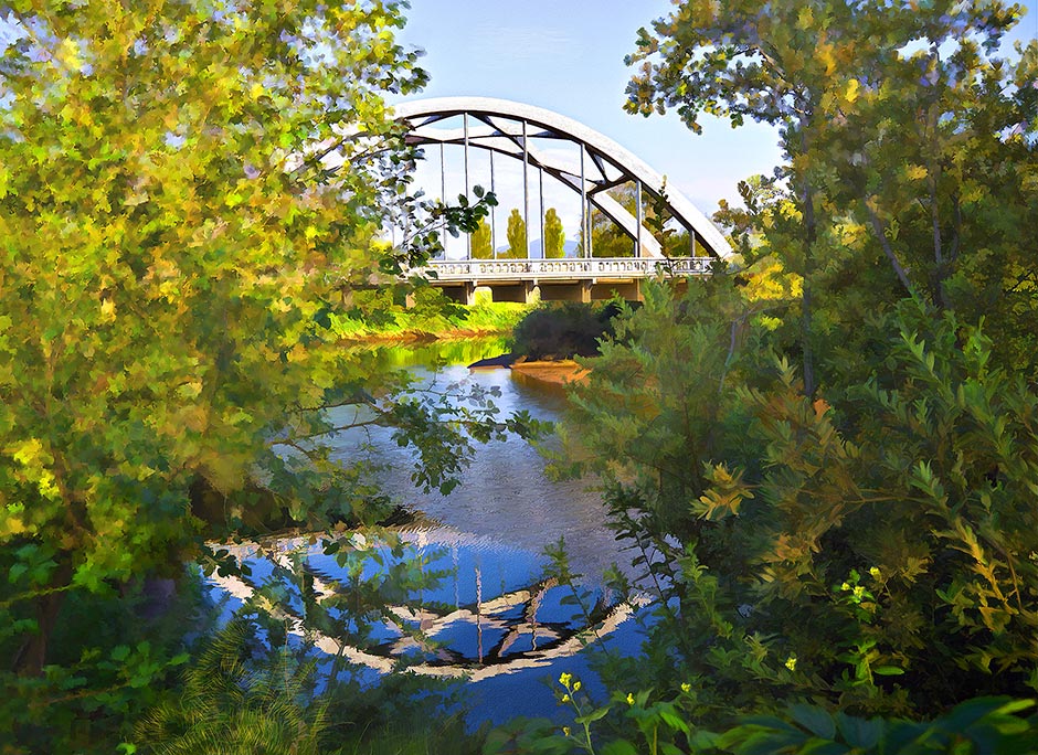 McCullough Bridge over Wilson River