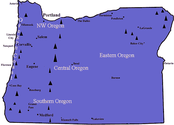 Oregon Map